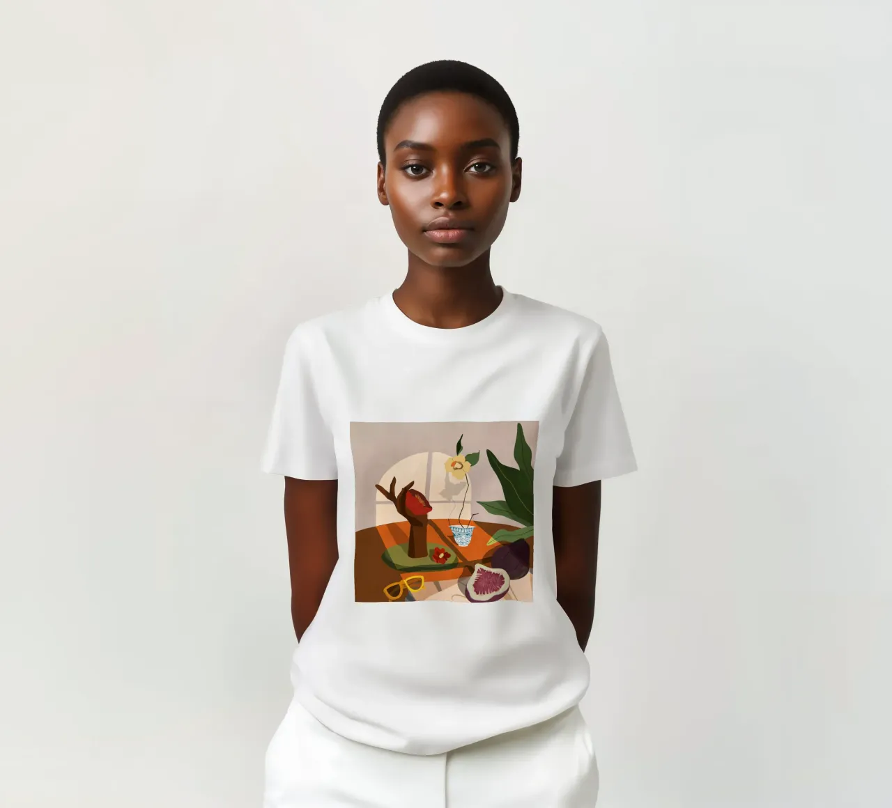 Fig & Camelia t-shirt da Arty Guava