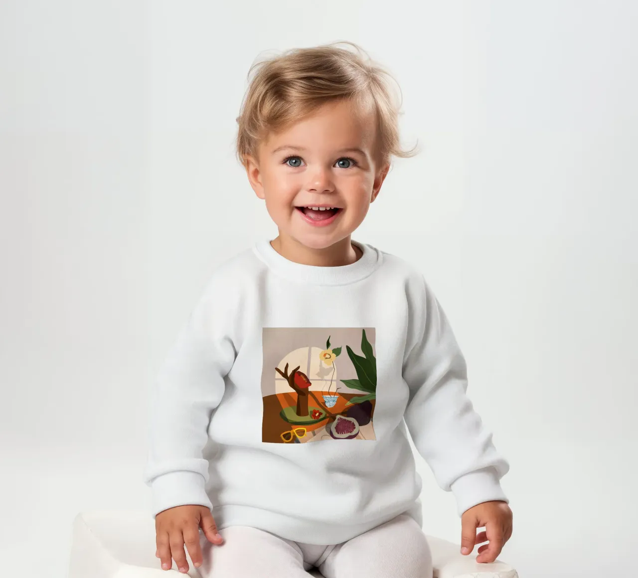 Fig & Camelia felpa neonato da Arty Guava