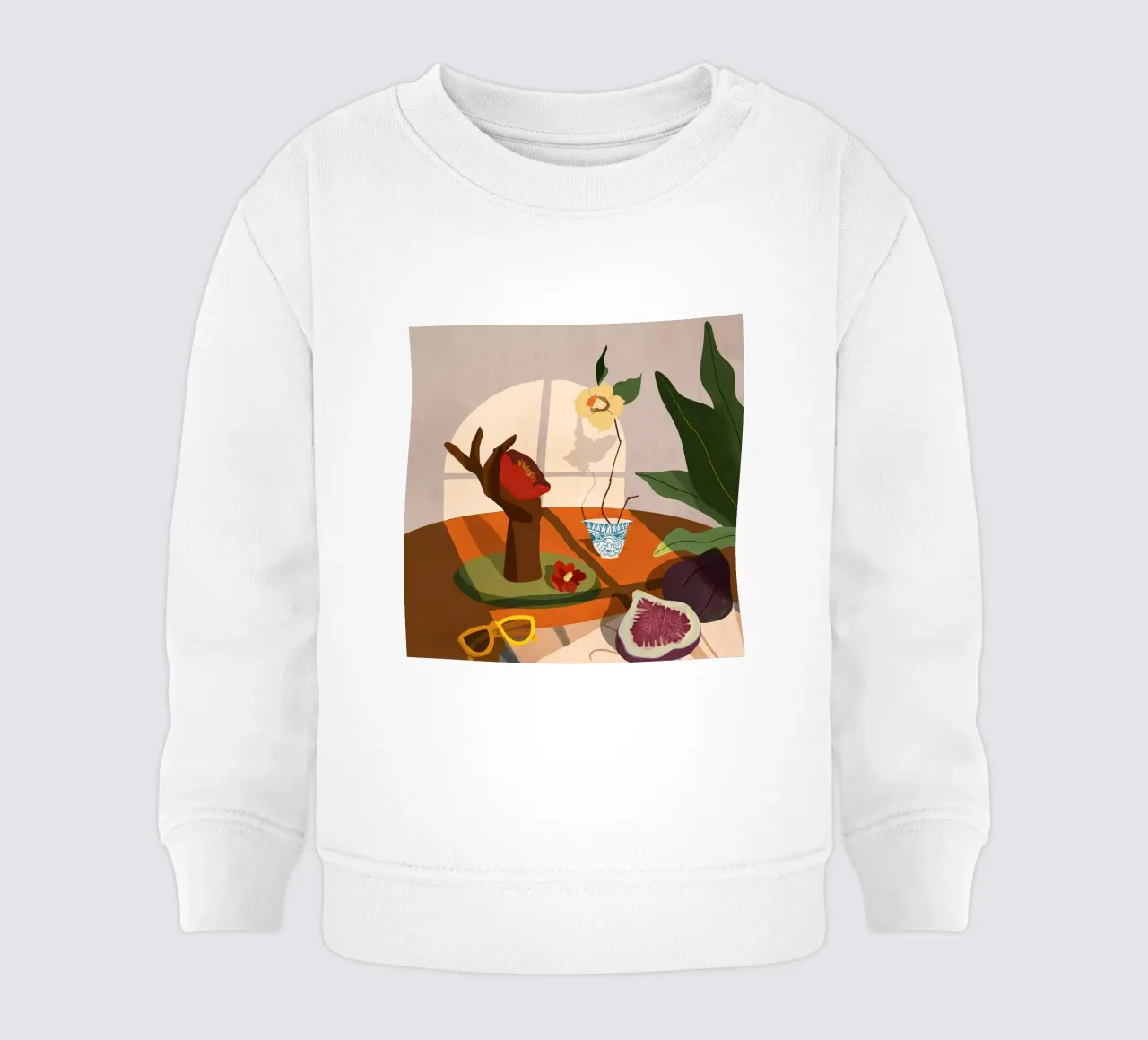 Fig & Camelia felpa neonato da Arty Guava