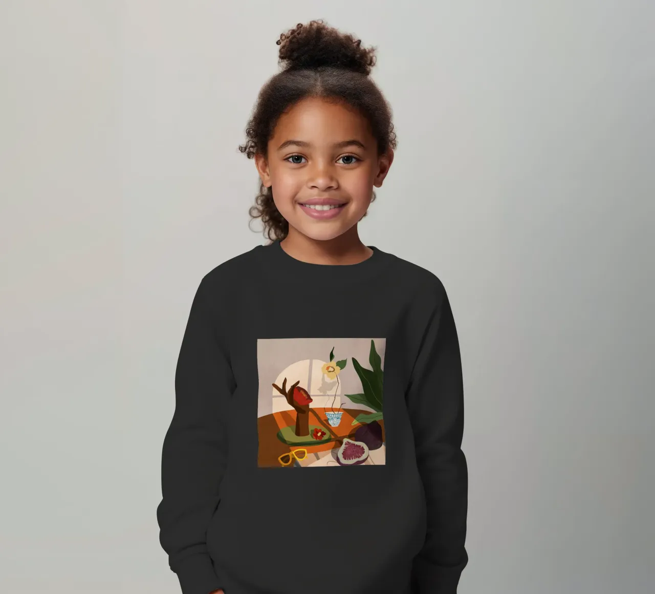 Fig & Camelia felpa bambino da Arty Guava