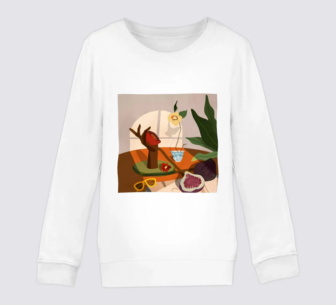 Fig & Camelia felpa bambino da Arty Guava