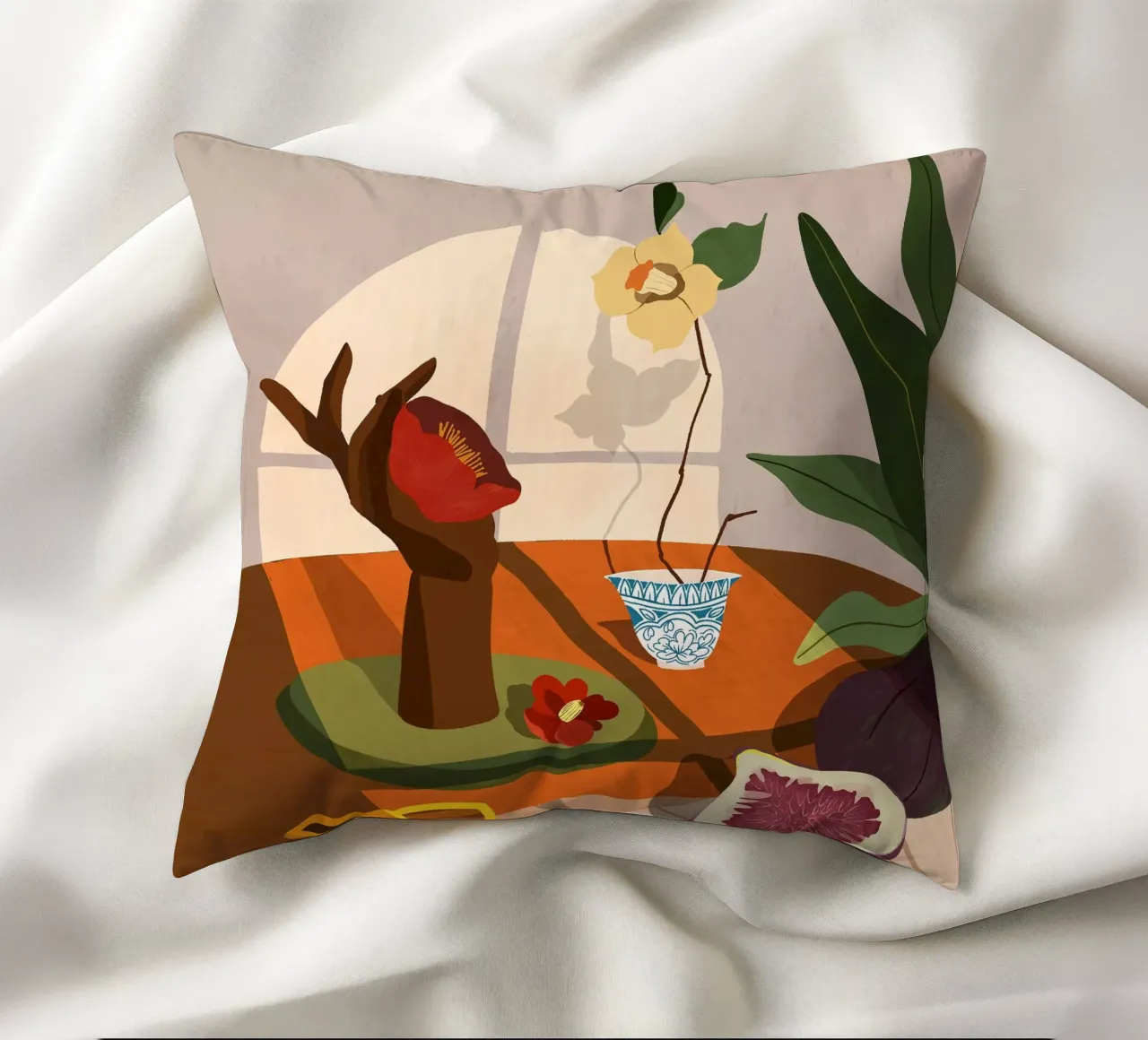 Fig & Camelia cuscino da Arty Guava