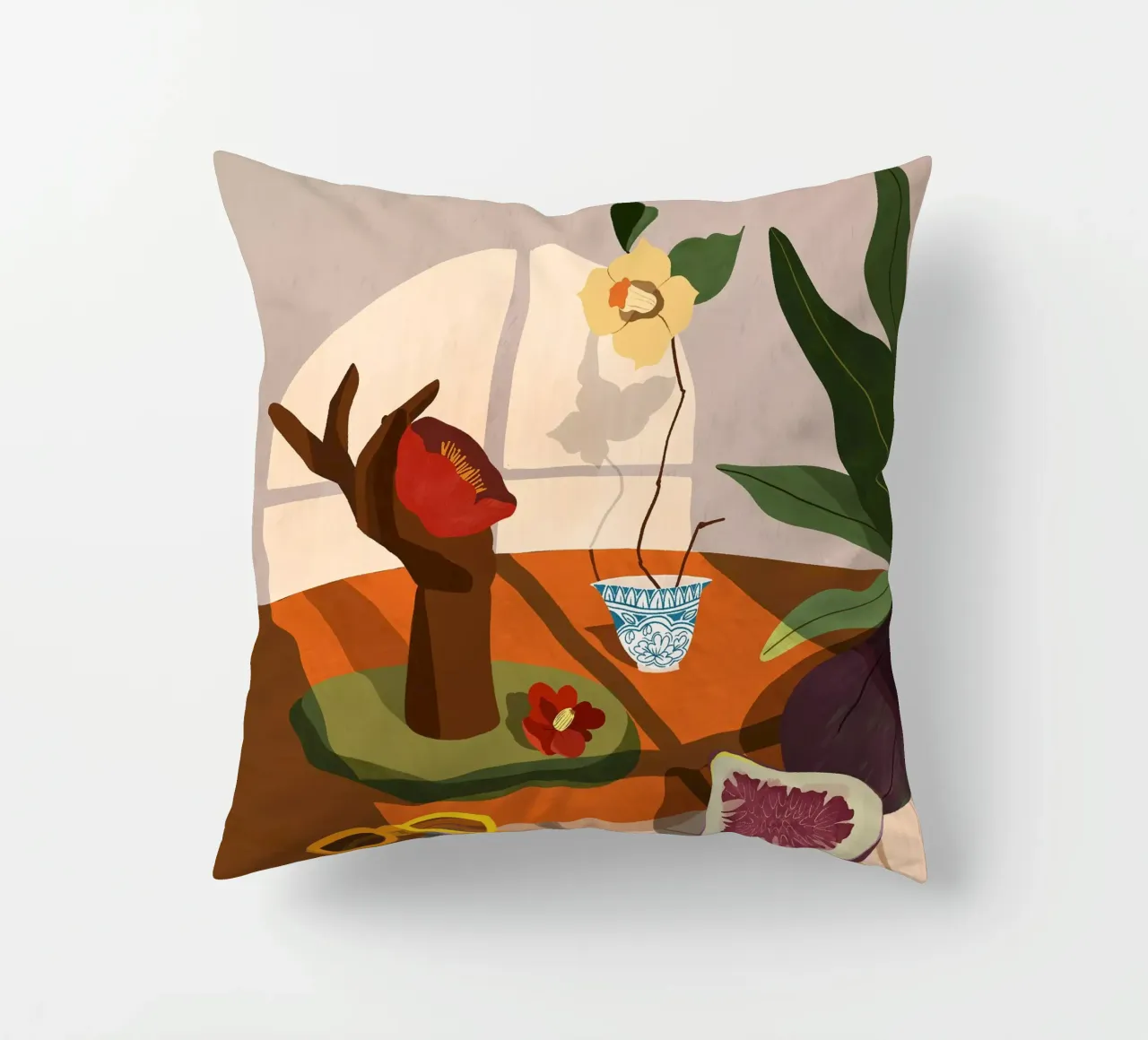 Fig & Camelia cuscino da Arty Guava