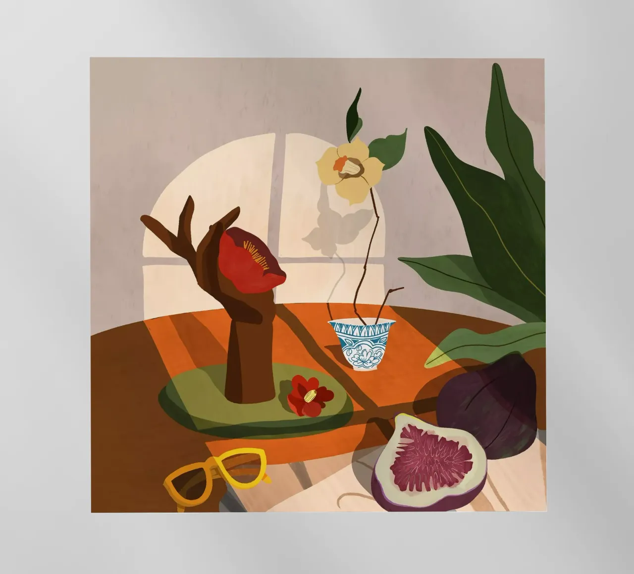 Fig & Camelia pellicola backlit da Arty Guava