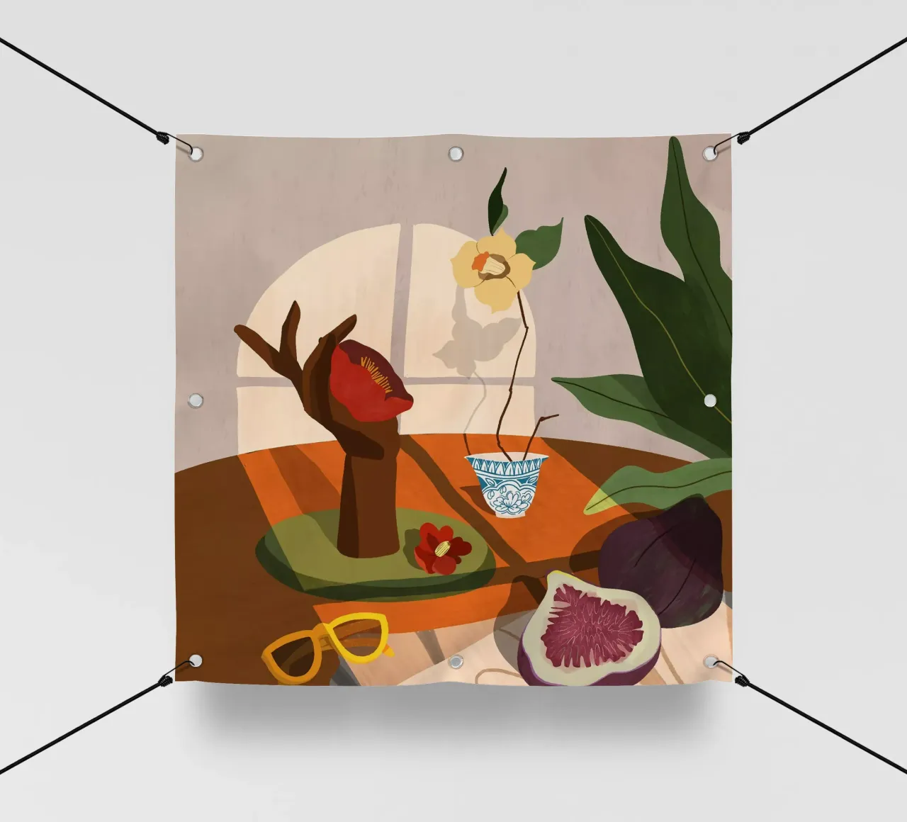 Fig & Camelia telo in pvc da Arty Guava