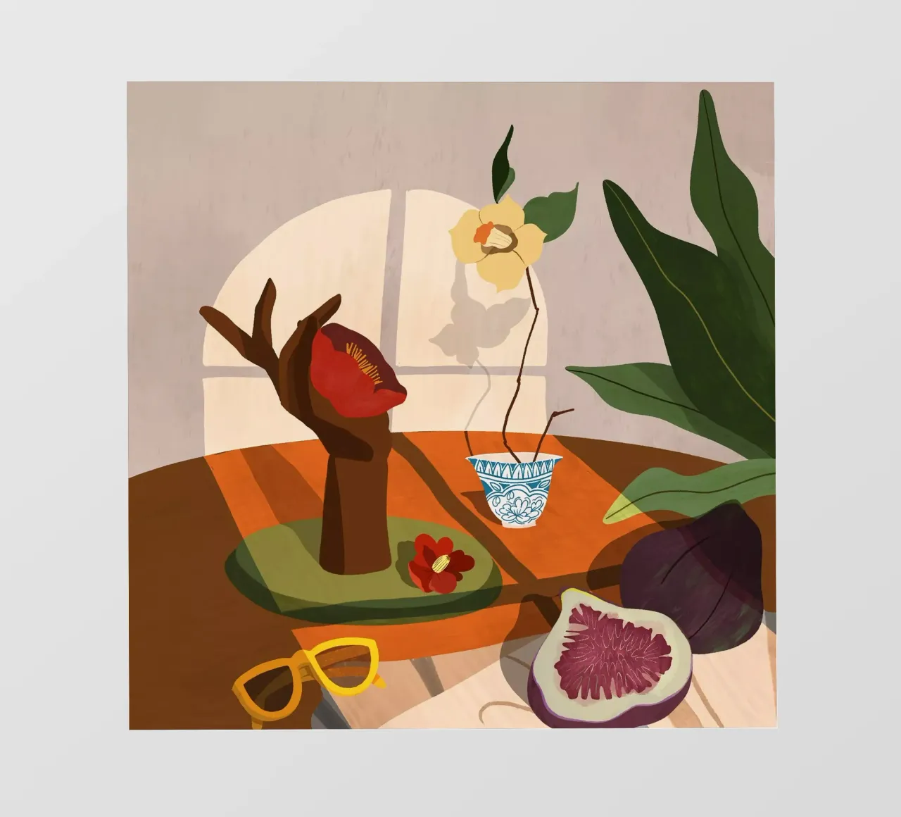 Fig & Camelia telo in pvc da Arty Guava