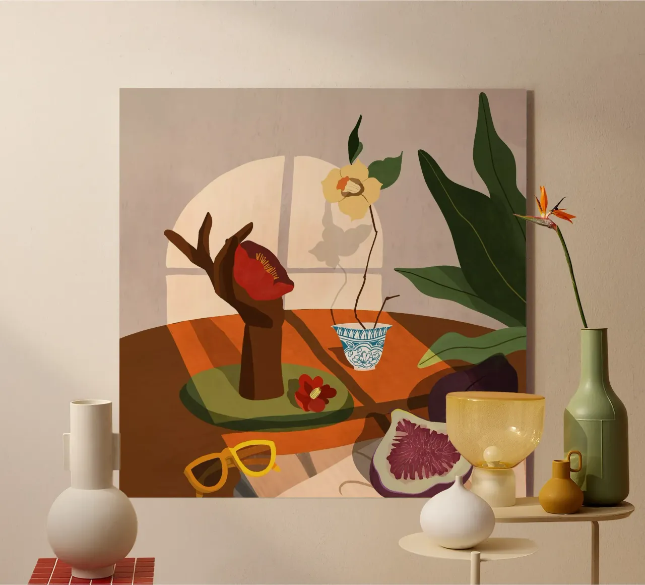 Fig & Camelia plexiglass da Arty Guava