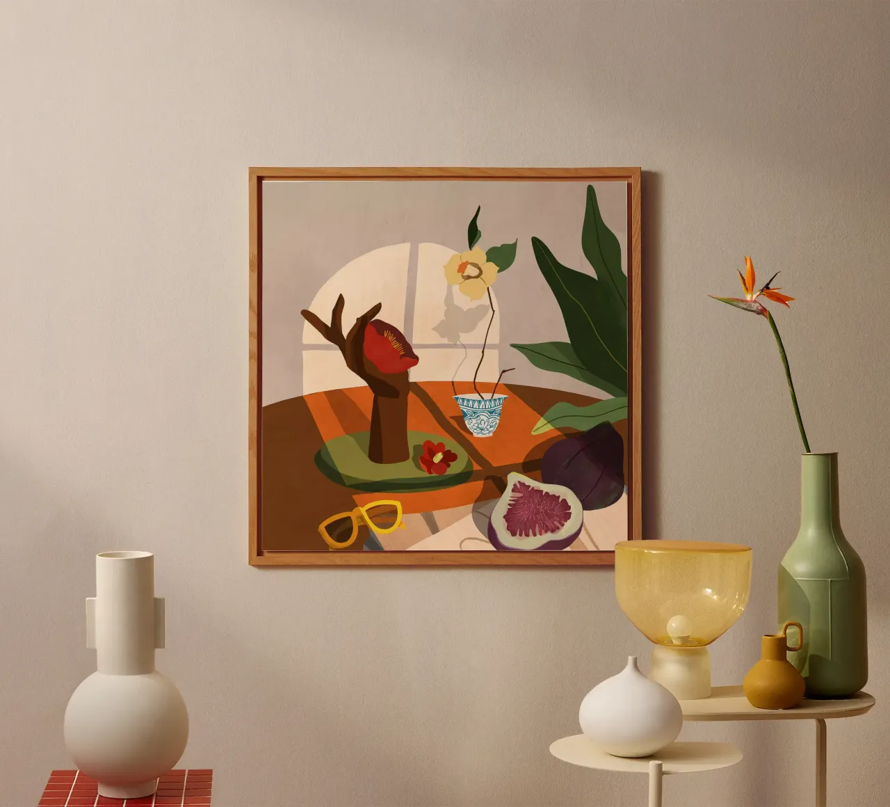 Fig & Camelia alluminio dibond da Arty Guava