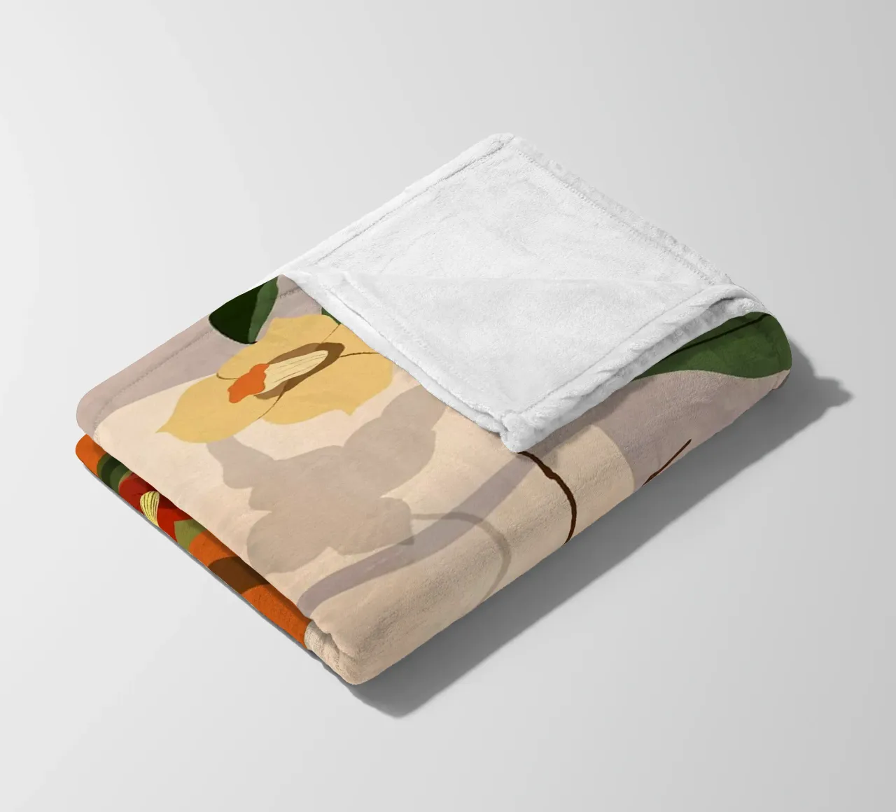 Fig & Camelia coperta in pile da Arty Guava