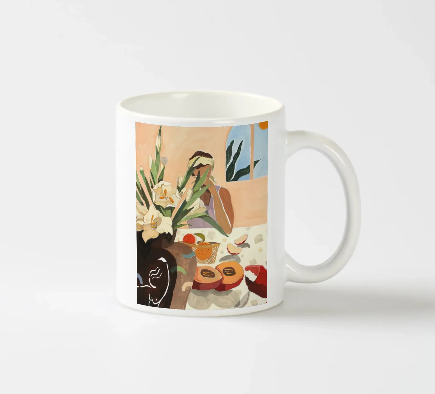 Brunch ceramic mug by Arty Guava
