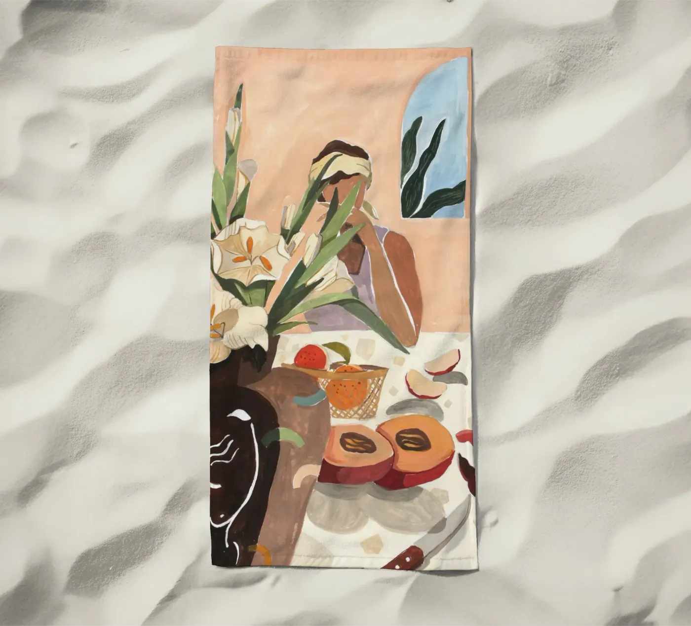 Brunch Strandtuch von Arty Guava