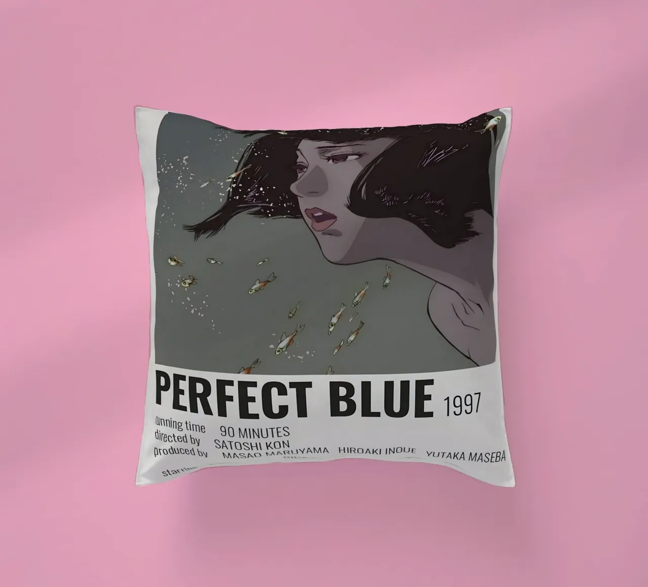 PERFECT BLUE 1997 decorative cushion by Totoya