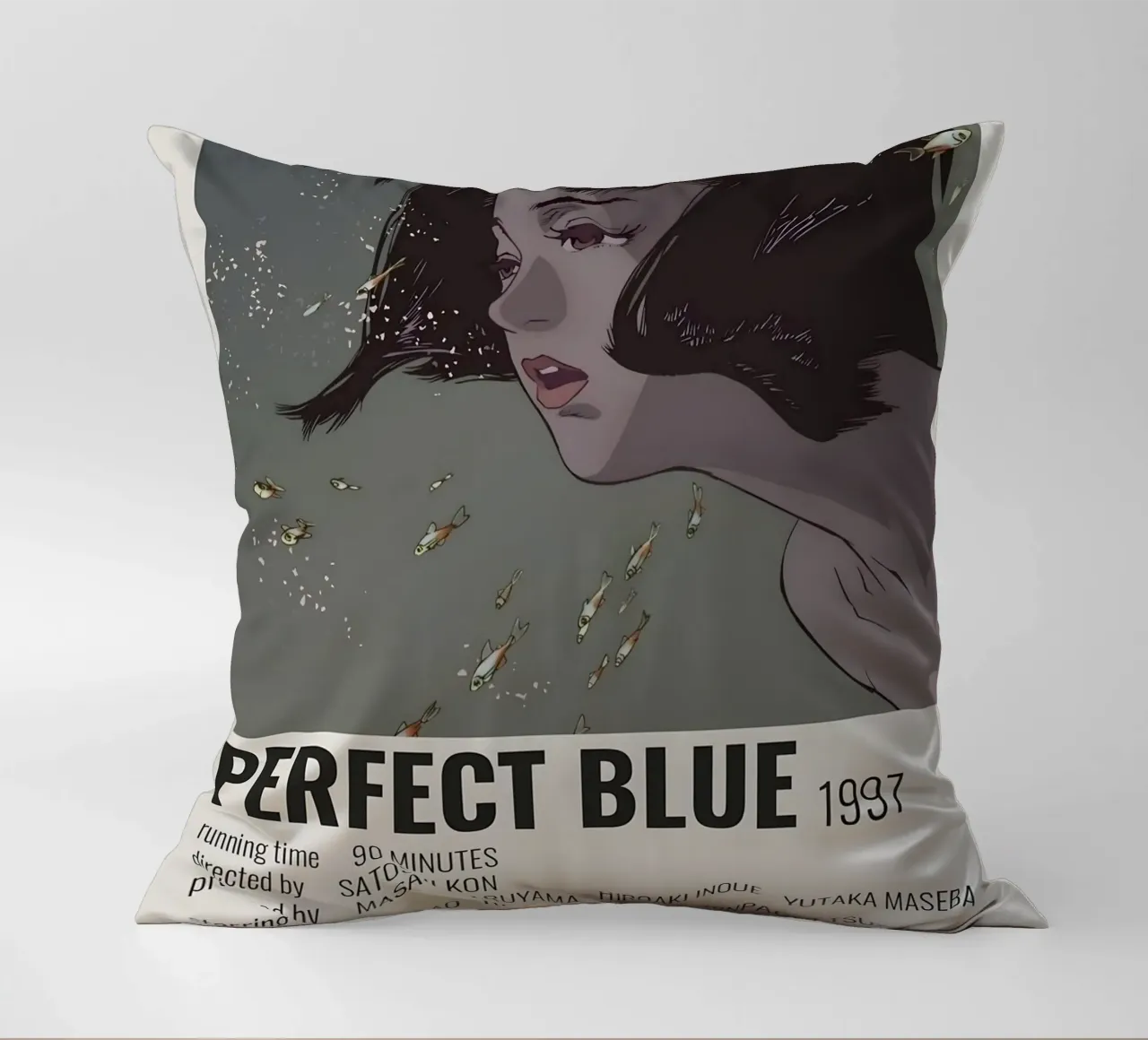PERFECT BLUE 1997 decorative cushion by Totoya