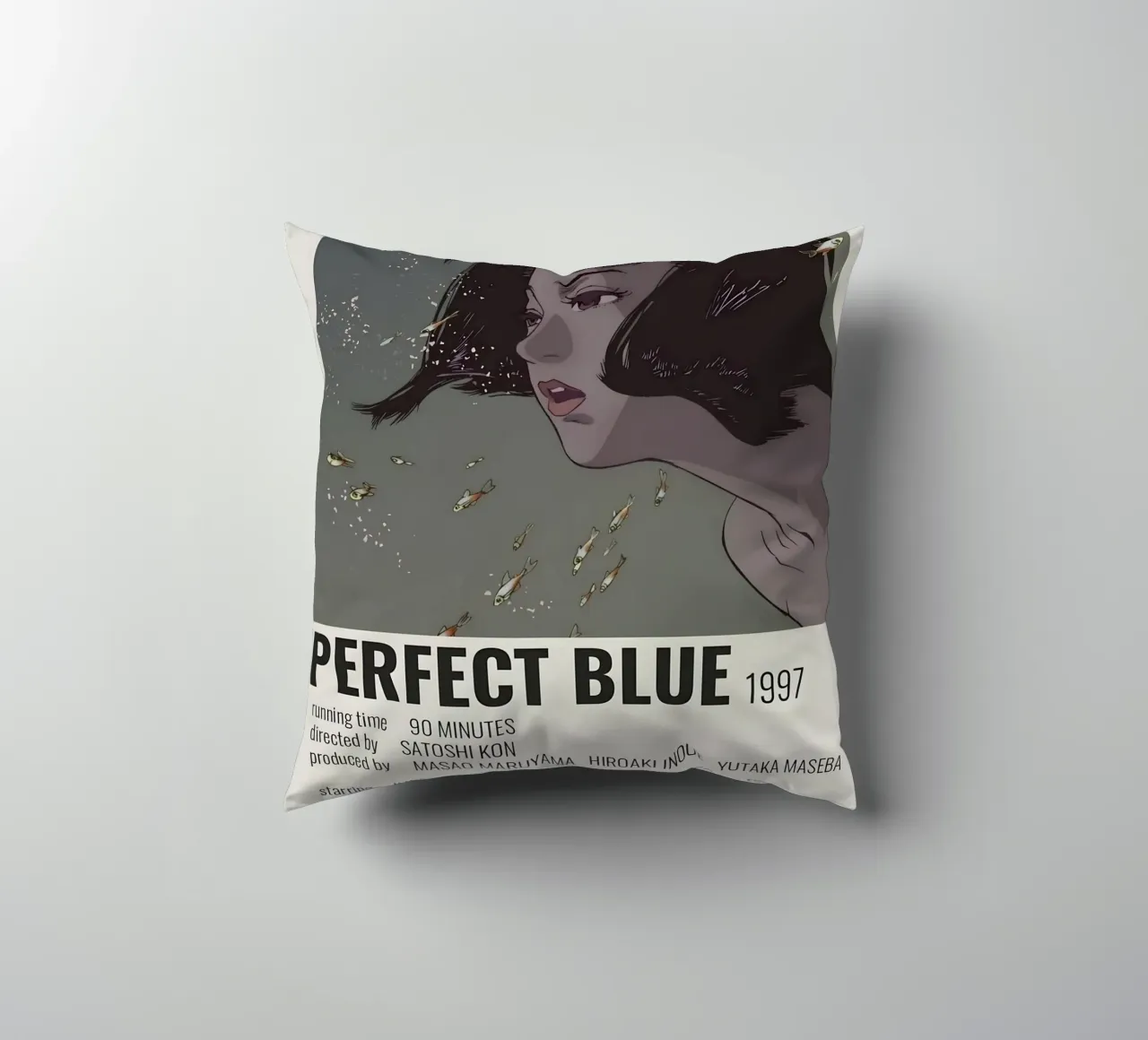 PERFECT BLUE 1997 decorative cushion by Totoya