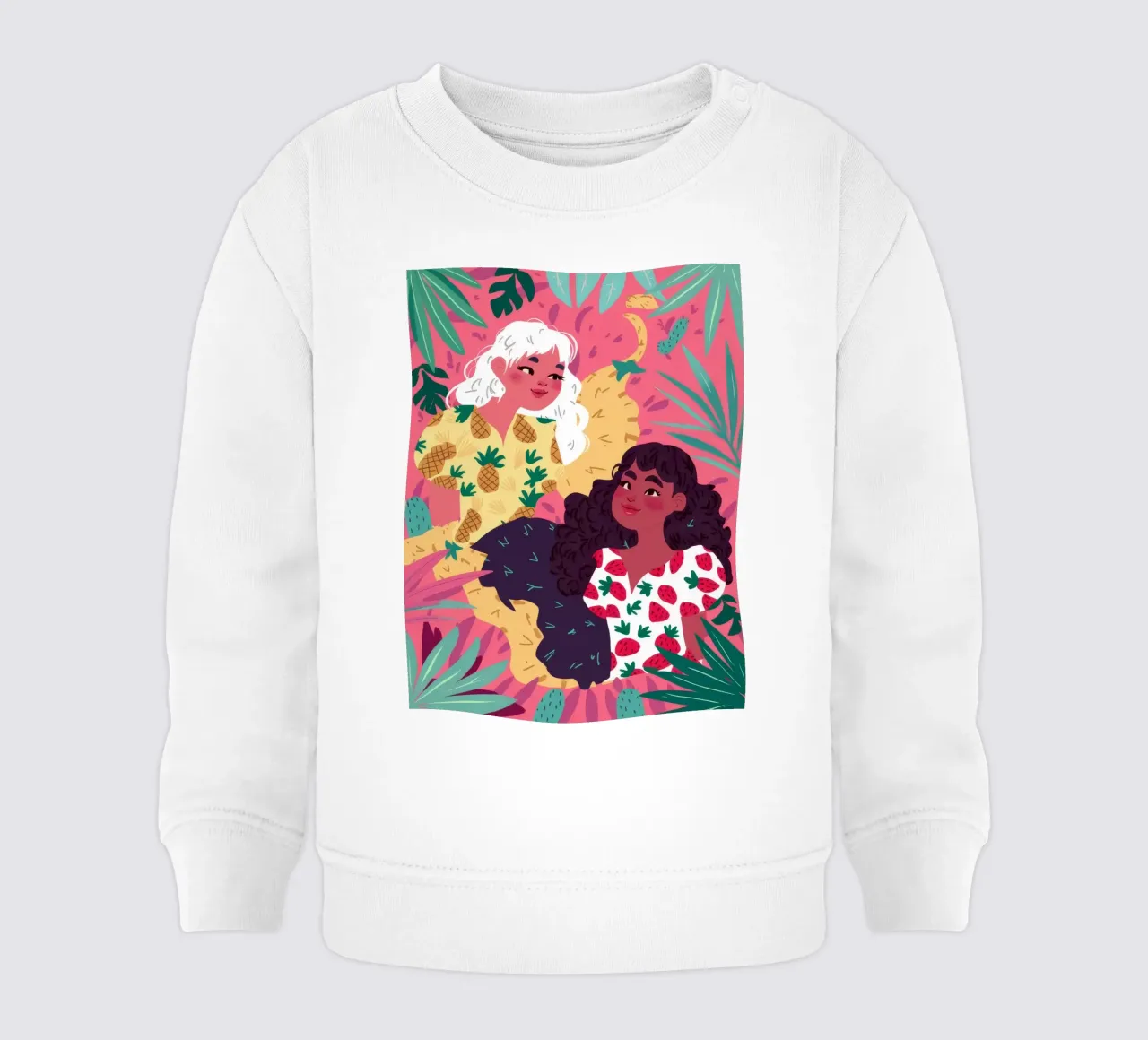 Armonia floreale in fiore felpa neonato da Ivory Frame