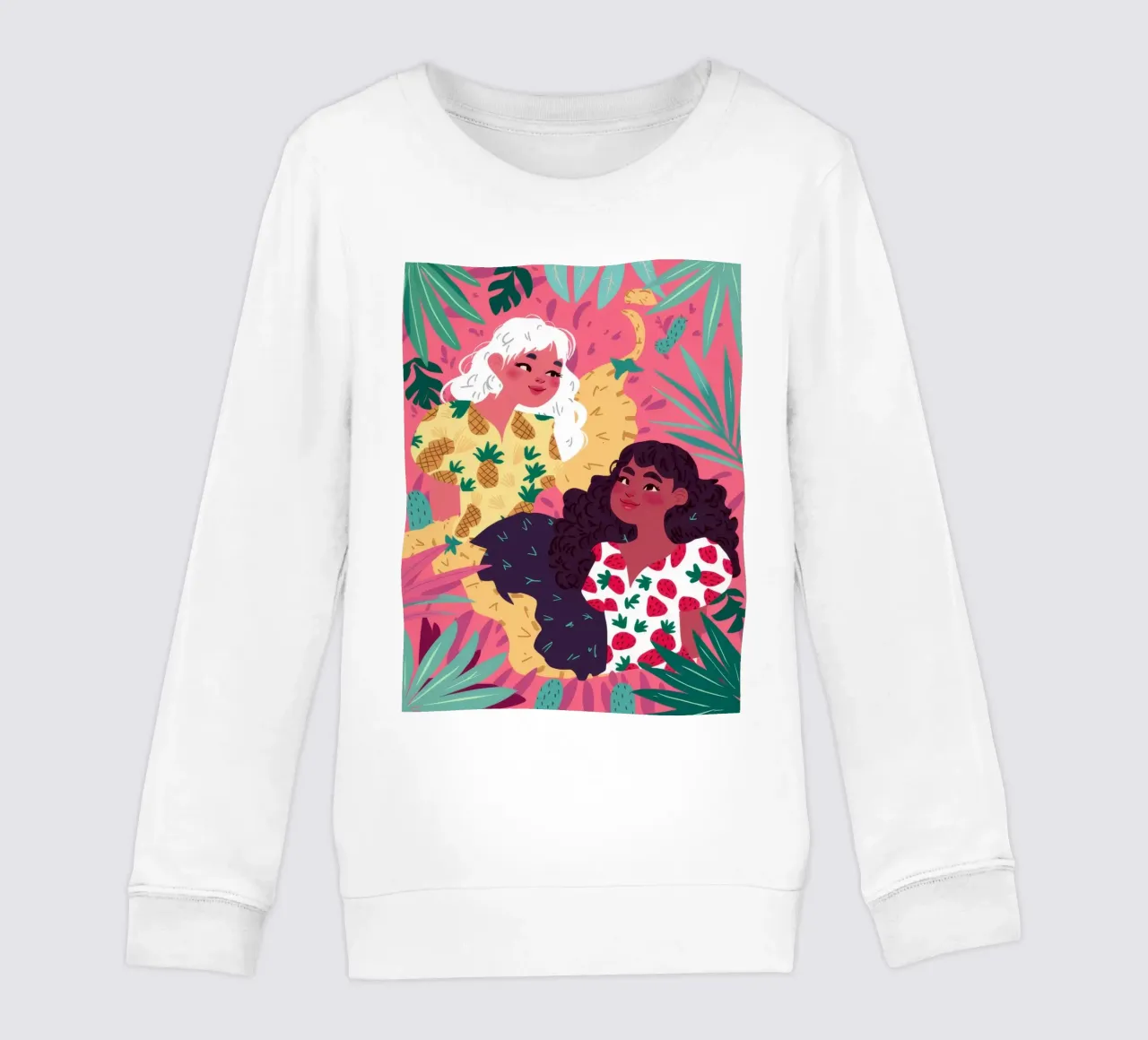 Armonia floreale in fiore felpa bambino da Ivory Frame