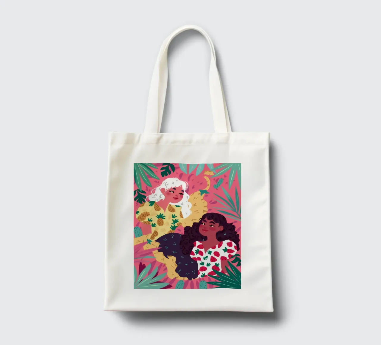 Armonia floreale in fiore borsa in juta da Ivory Frame