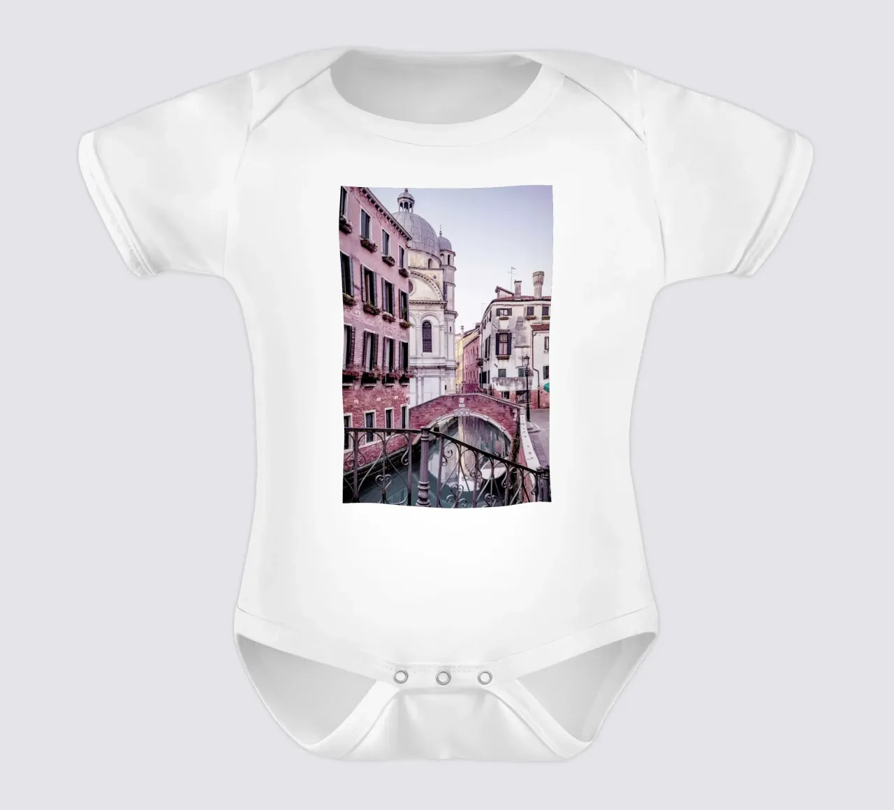 Bridge Over Water body neonato maniche corte da METROPOLIS