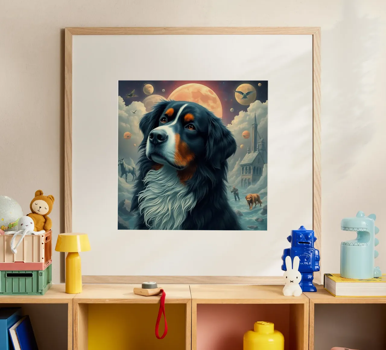 Bellissimo cane da montagna bernese #140 poster da Yumis.Beargang.and.Me