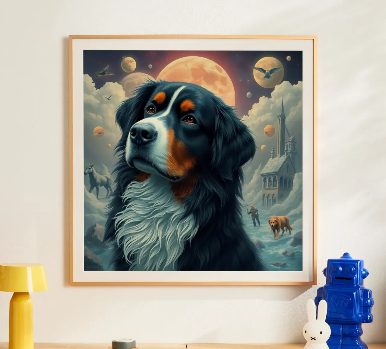 Bellissimo cane da montagna bernese #140 poster da Yumis.Beargang.and.Me