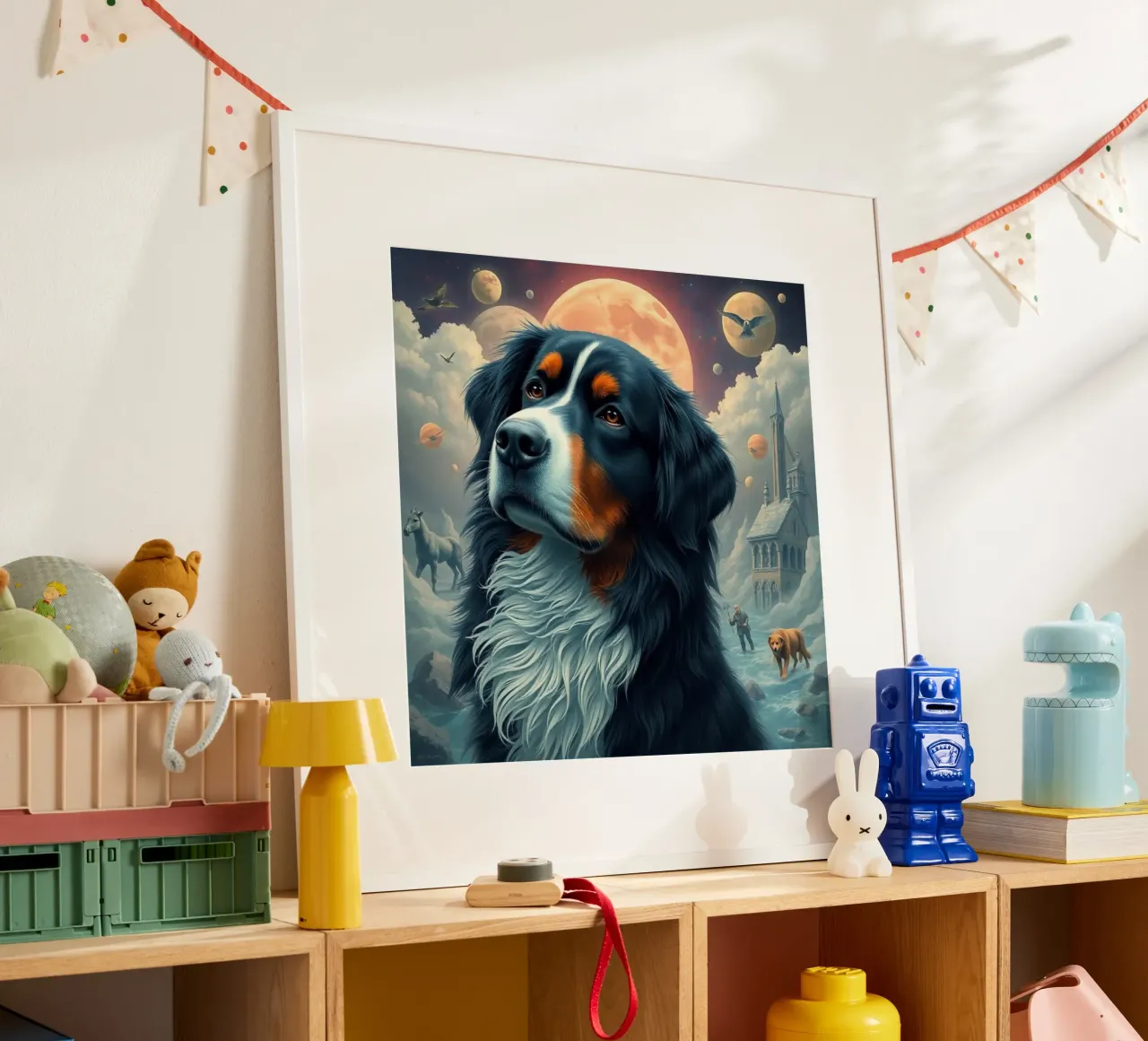 Bellissimo cane da montagna bernese #140 poster da Yumis.Beargang.and.Me