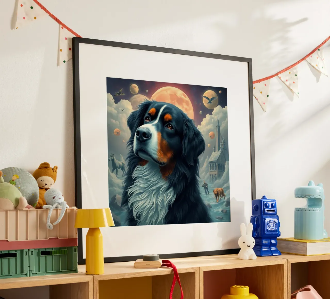 Bellissimo cane da montagna bernese #140 poster da Yumis.Beargang.and.Me