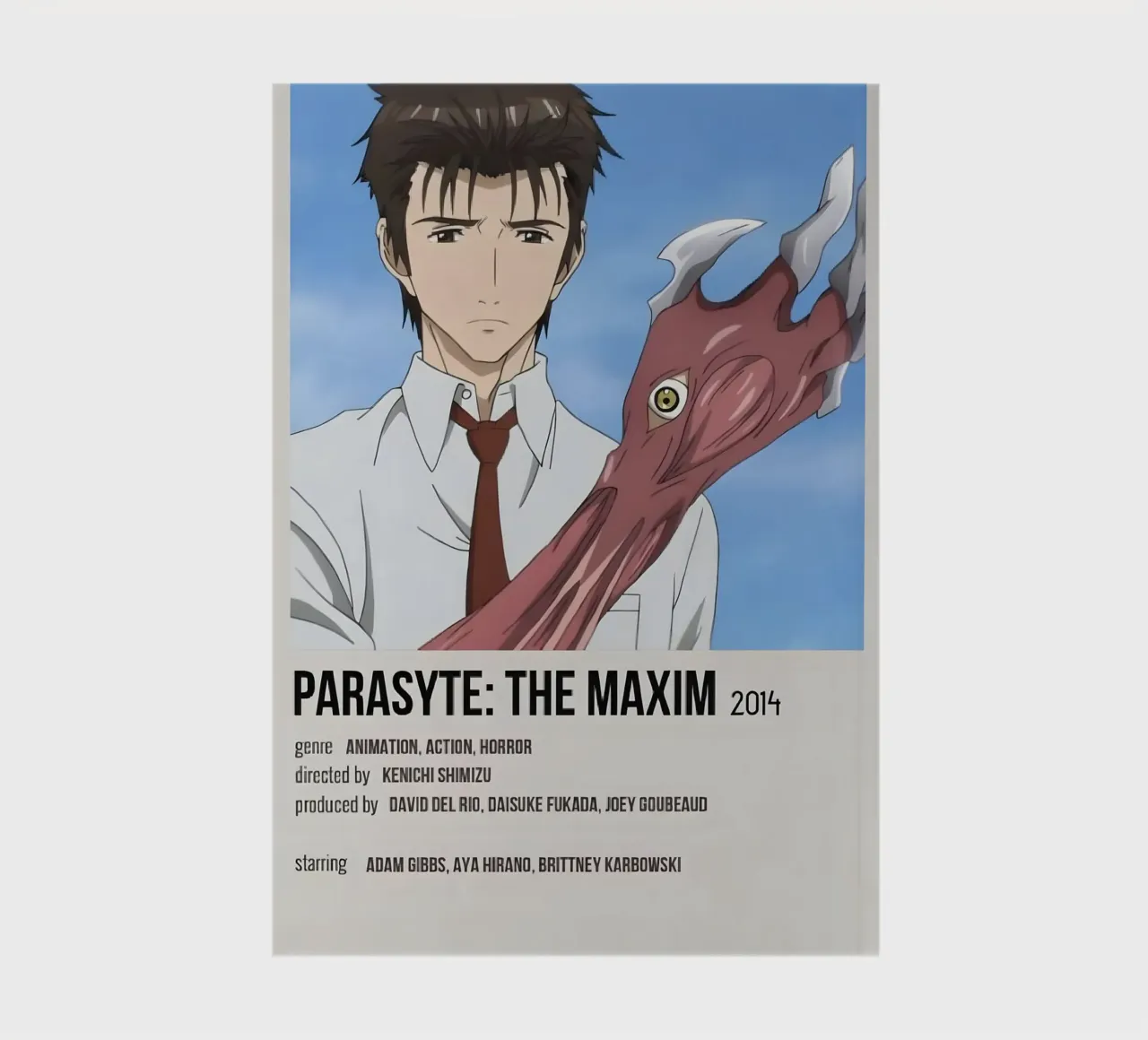 PARASYTE THE MAXIM 2014 diario da Totoya