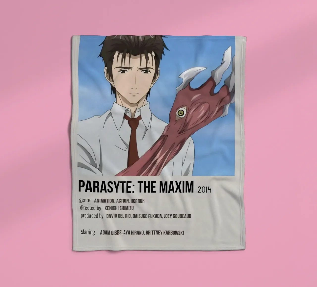 PARASYTE THE MAXIM 2014 coperta in pile da Totoya