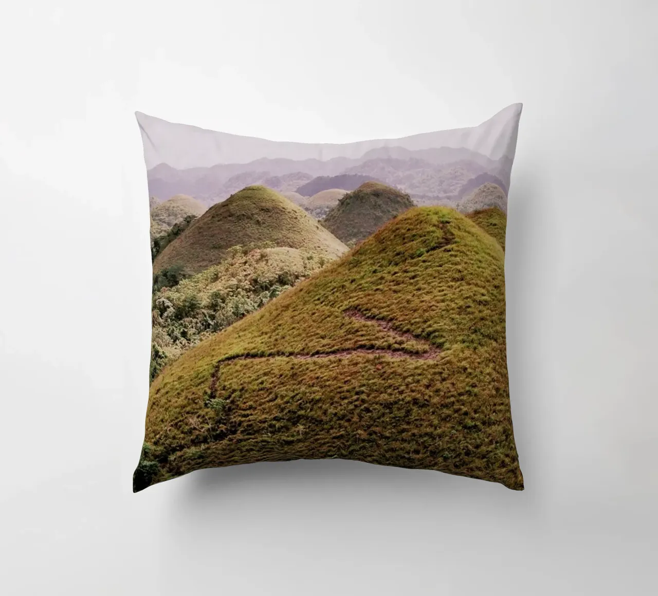 Mossy Landscape decorative cushion by METROPOLIS