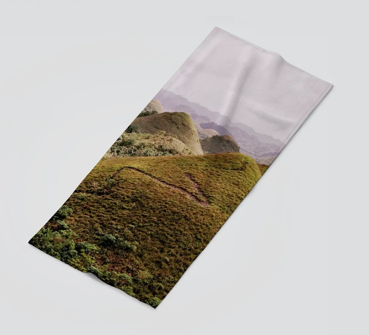 Mossy Landscape beach towel by METROPOLIS