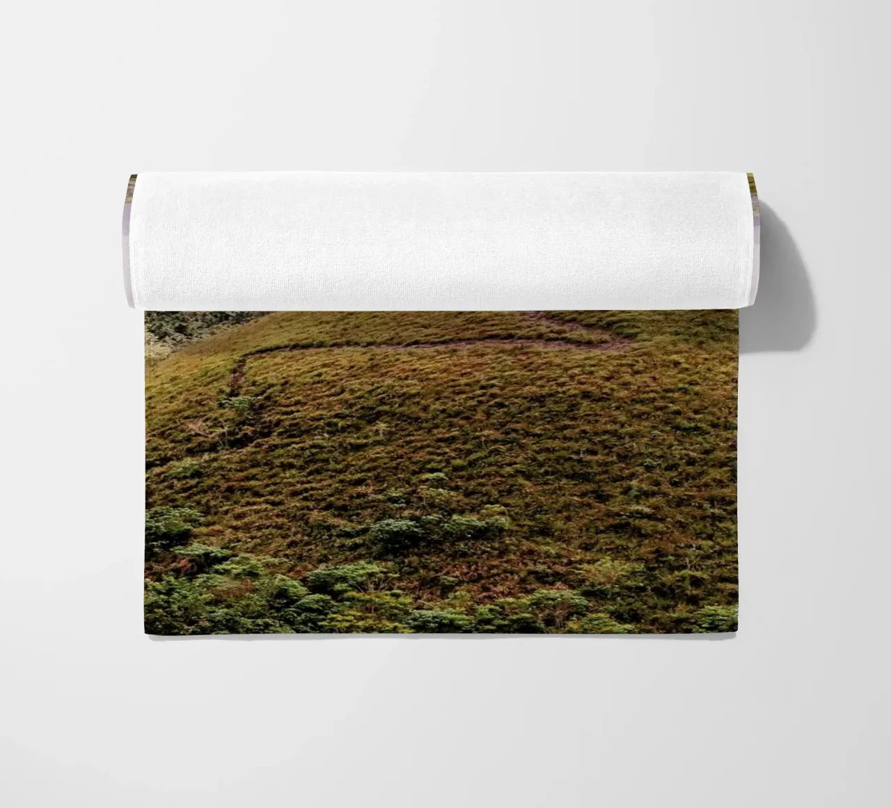 Mossy Landscape beach towel by METROPOLIS