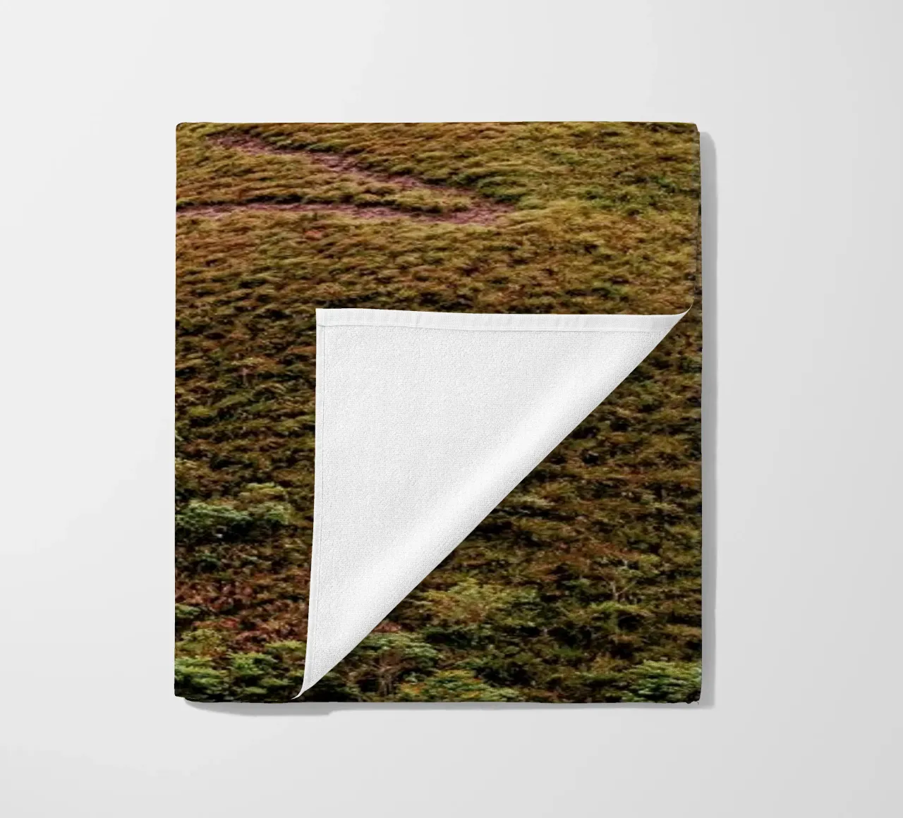 Mossy Landscape beach towel by METROPOLIS
