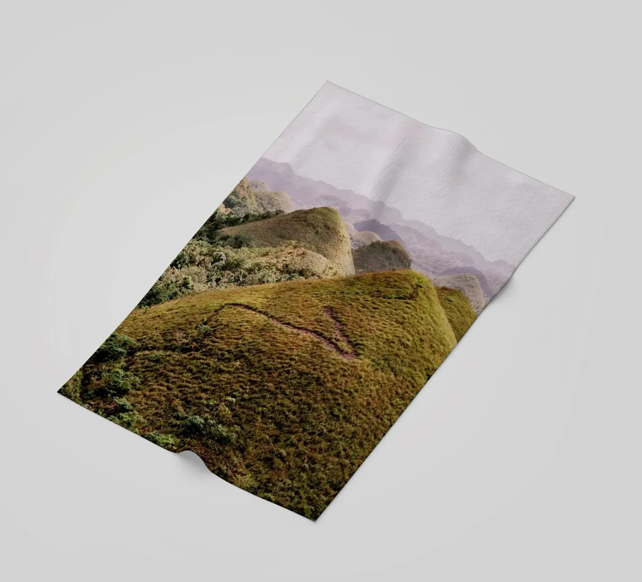Mossy Landscape beach towel by METROPOLIS