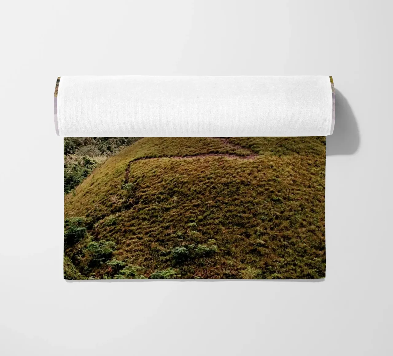 Mossy Landscape beach towel by METROPOLIS