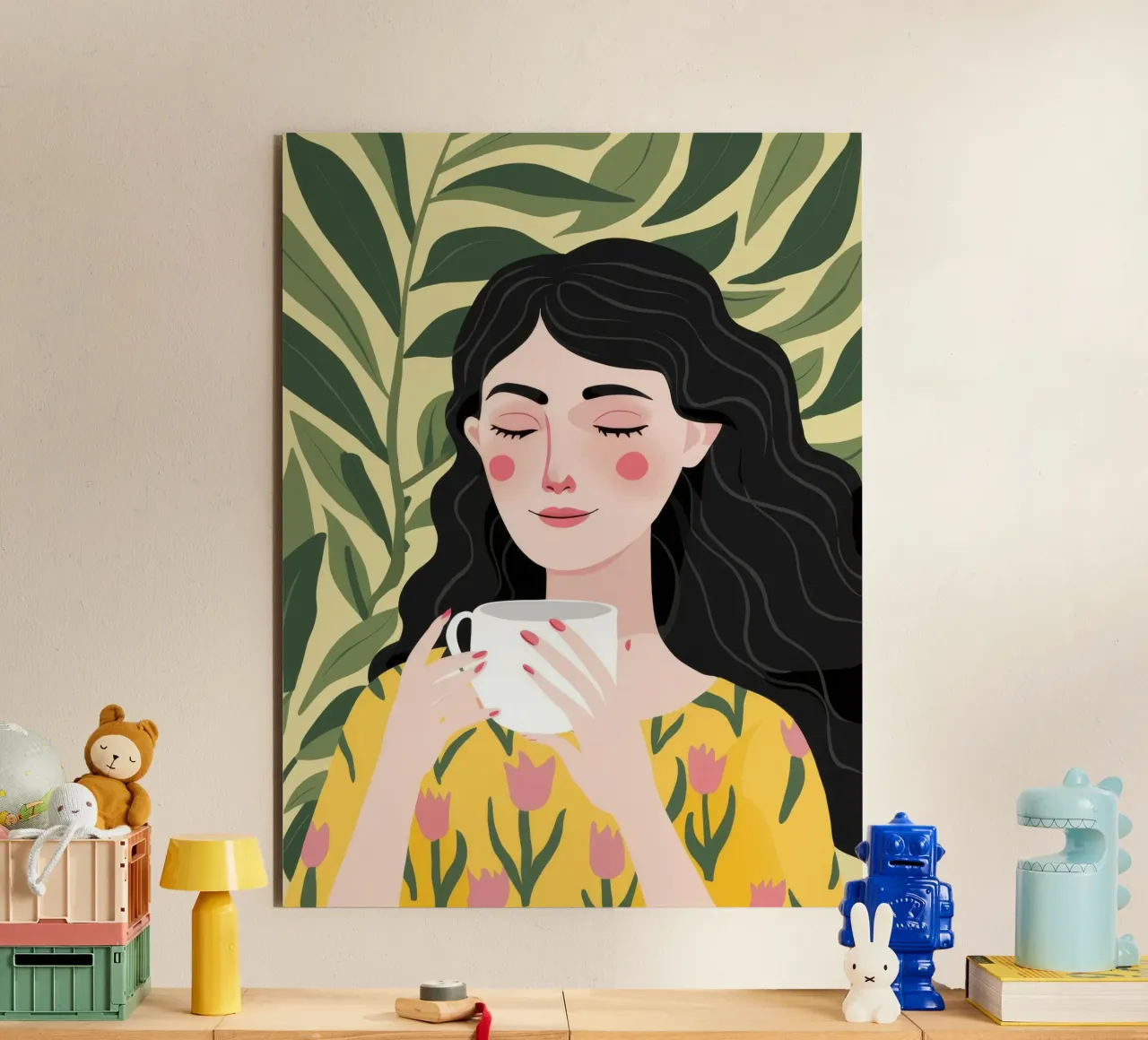 Thé Tropical Bliss alu dibond de Ivory Frame