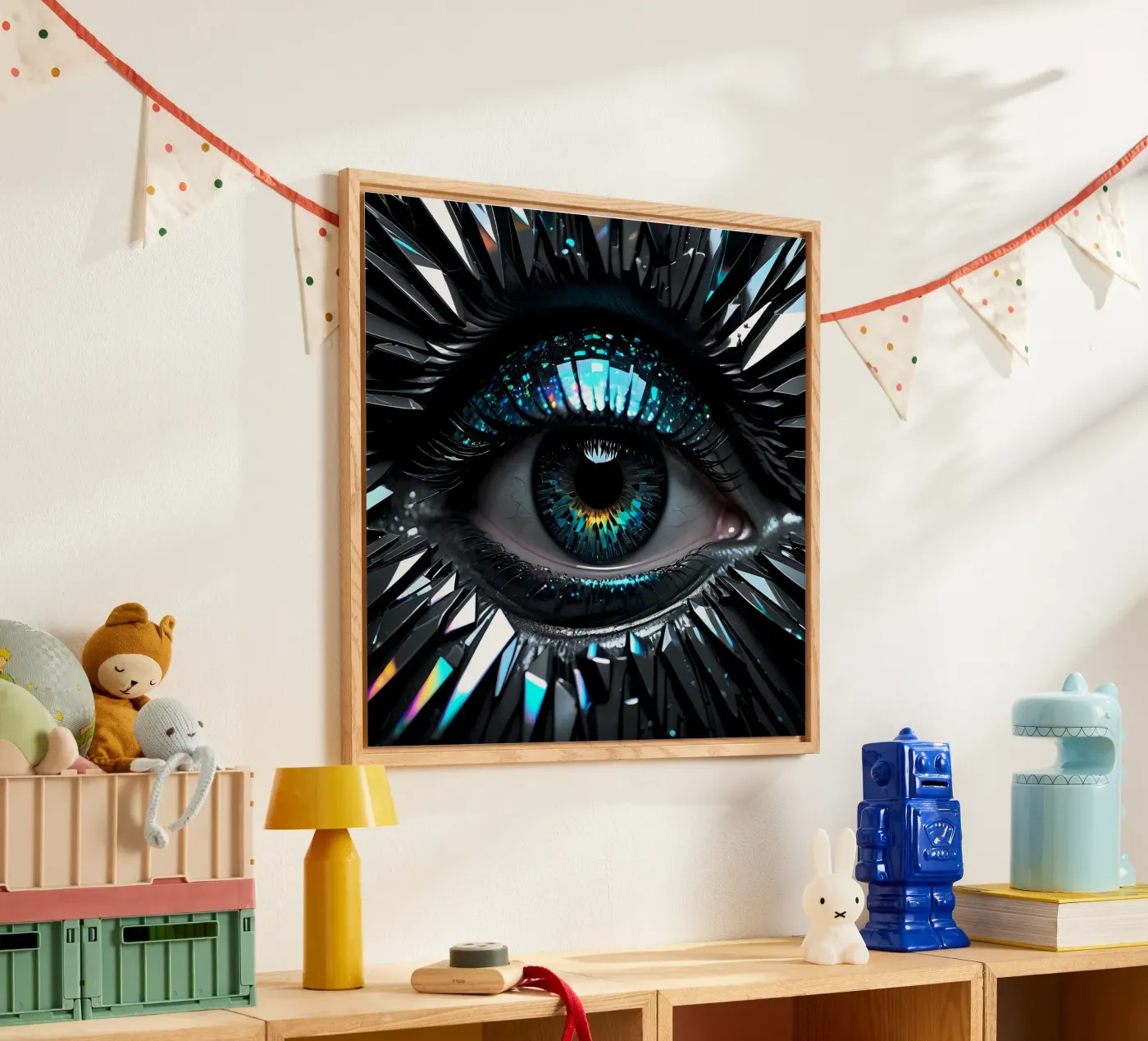 Silberauge acryl van kosinsart.gallery1