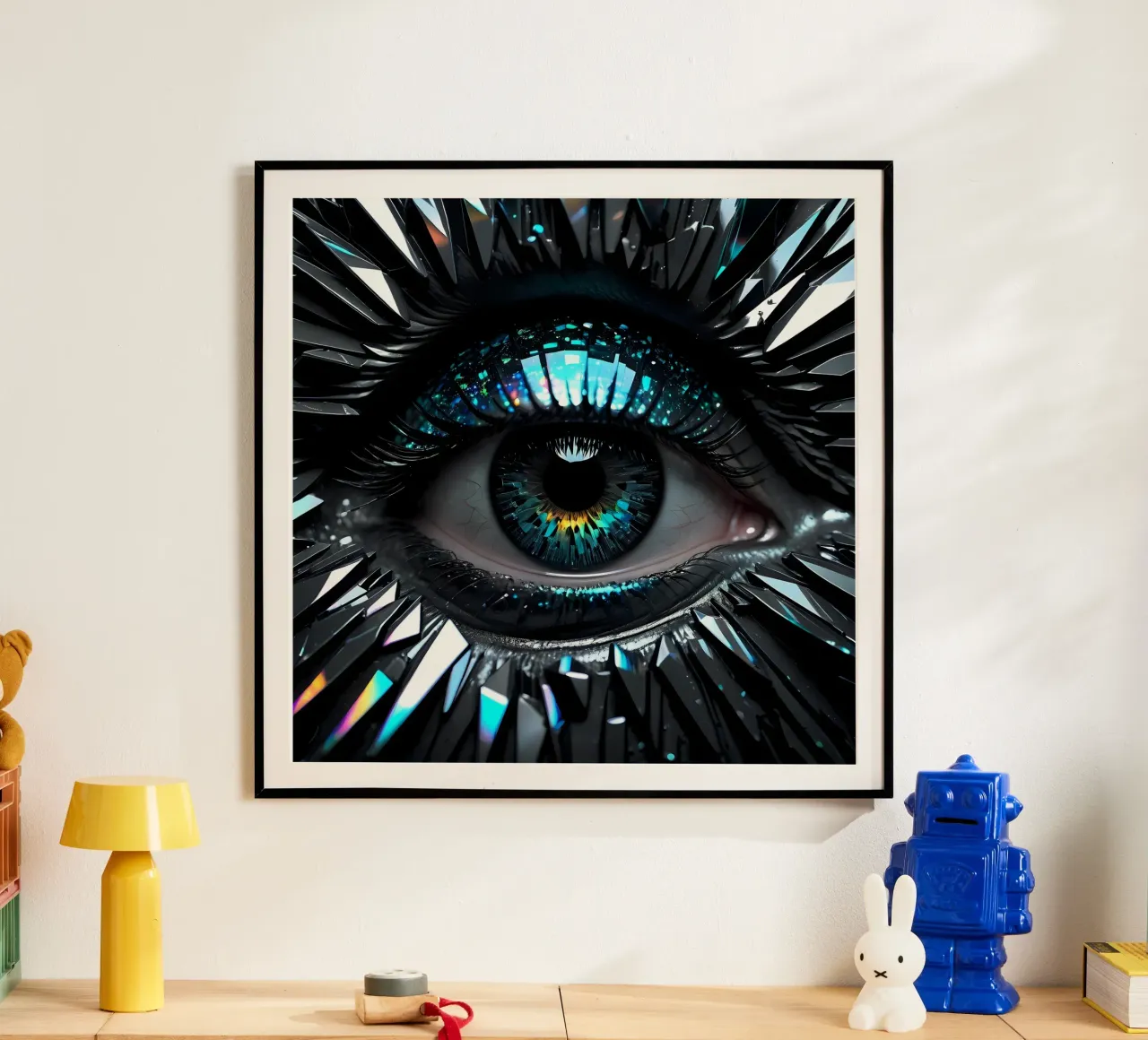 Silberauge poster da kosinsart.gallery