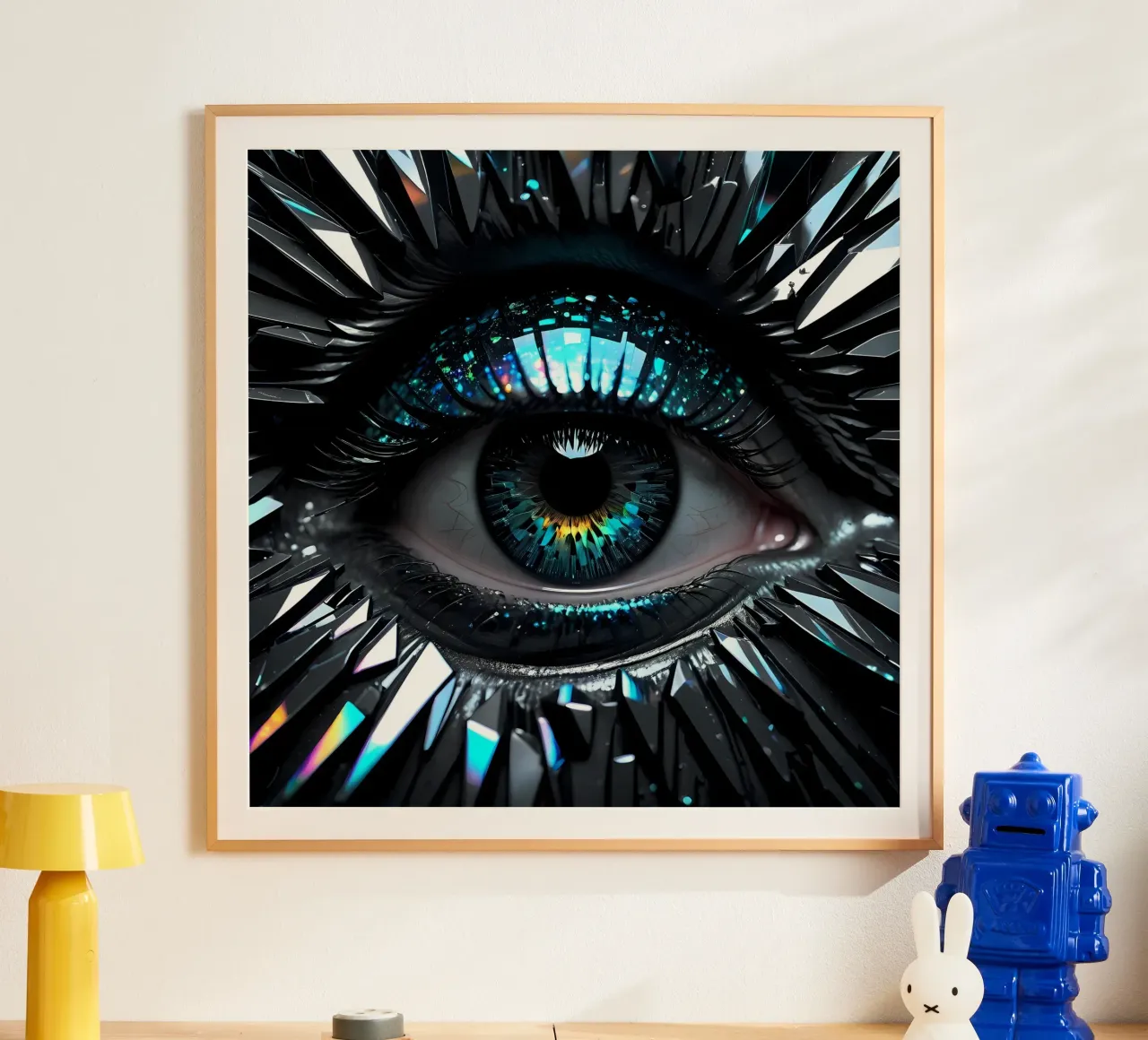 Silberauge poster da kosinsart.gallery