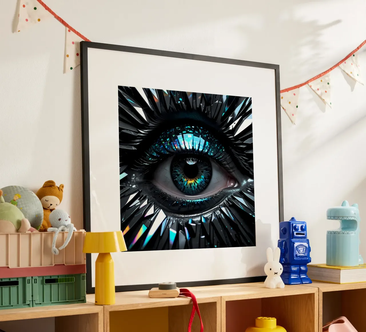 Silberauge poster da kosinsart.gallery