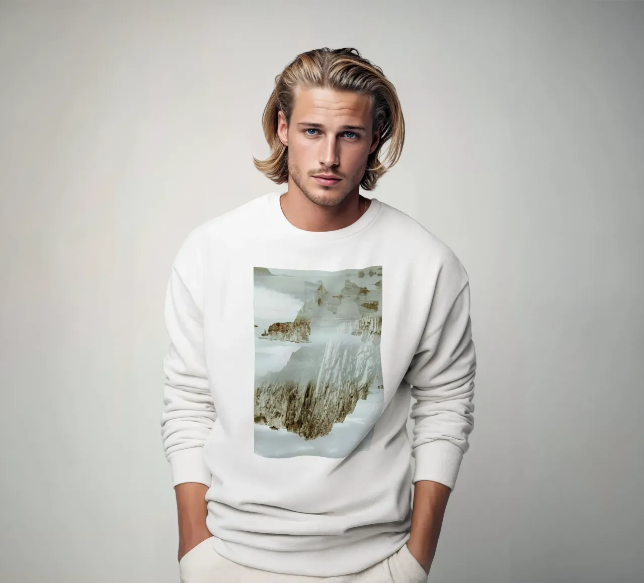 Rocks in Reflection sweatshirt van METROPOLIS