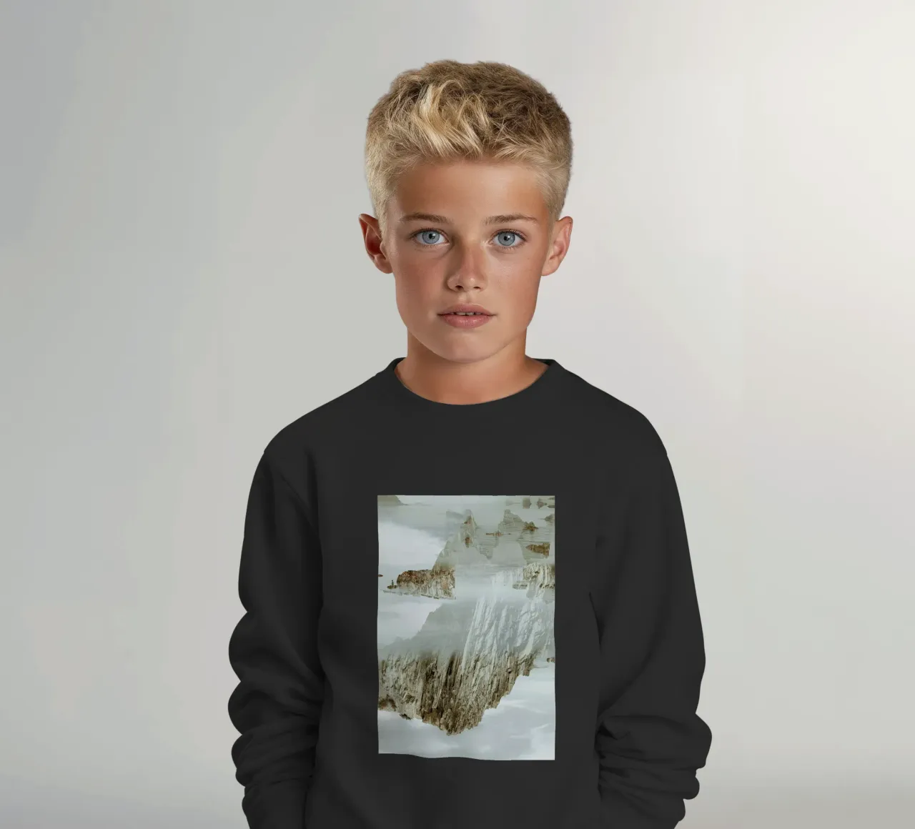 Rocks in Reflection felpa bambino da METROPOLIS