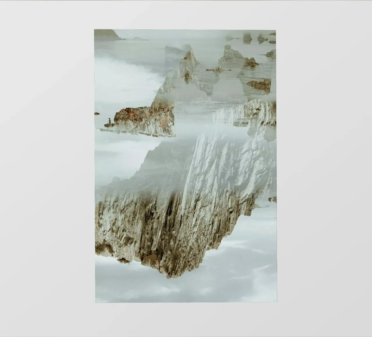 Rocks in Reflection pellicola backlit da METROPOLIS