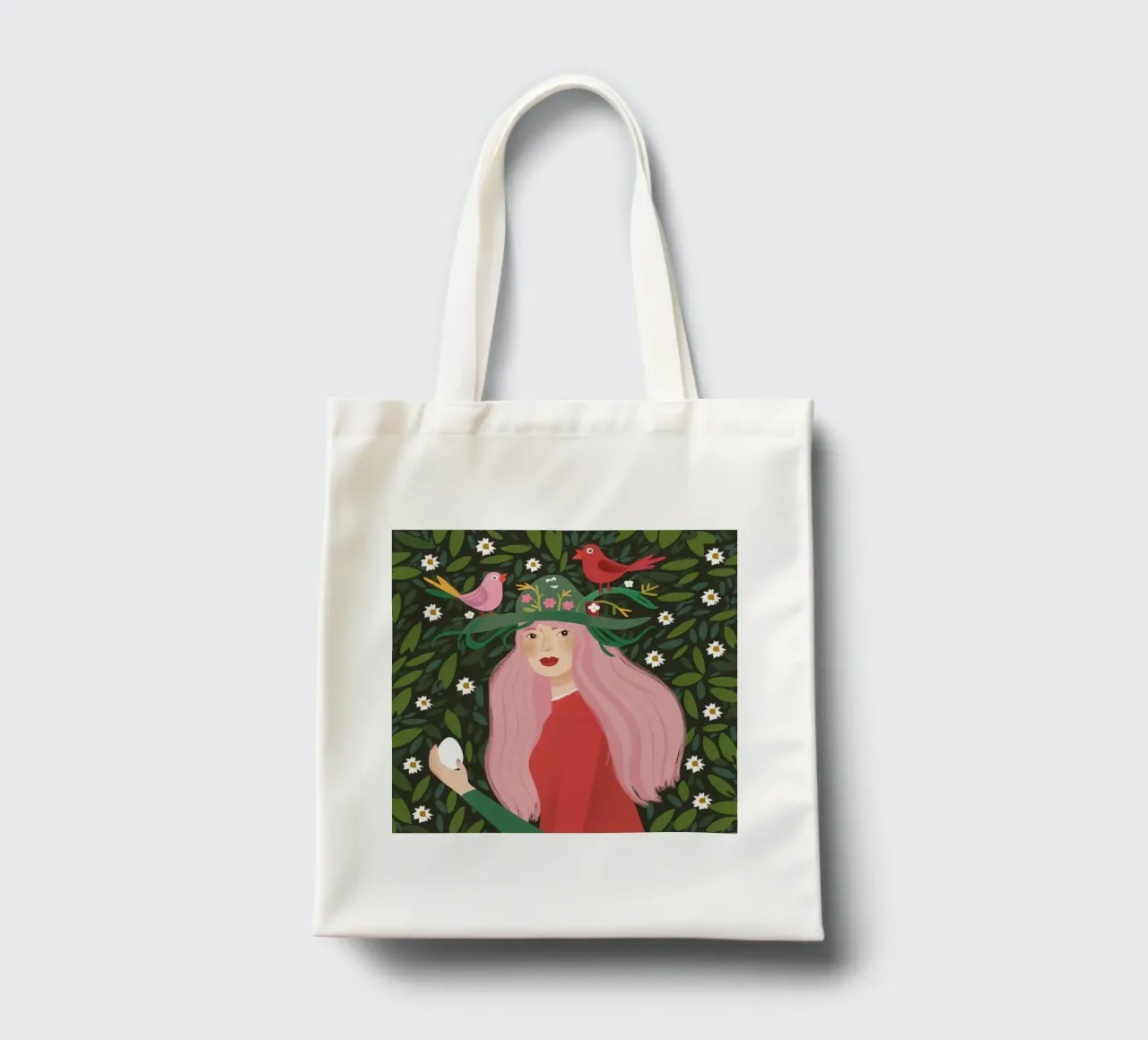 Enchanted Forest Maiden tote bag by Ivory Frame