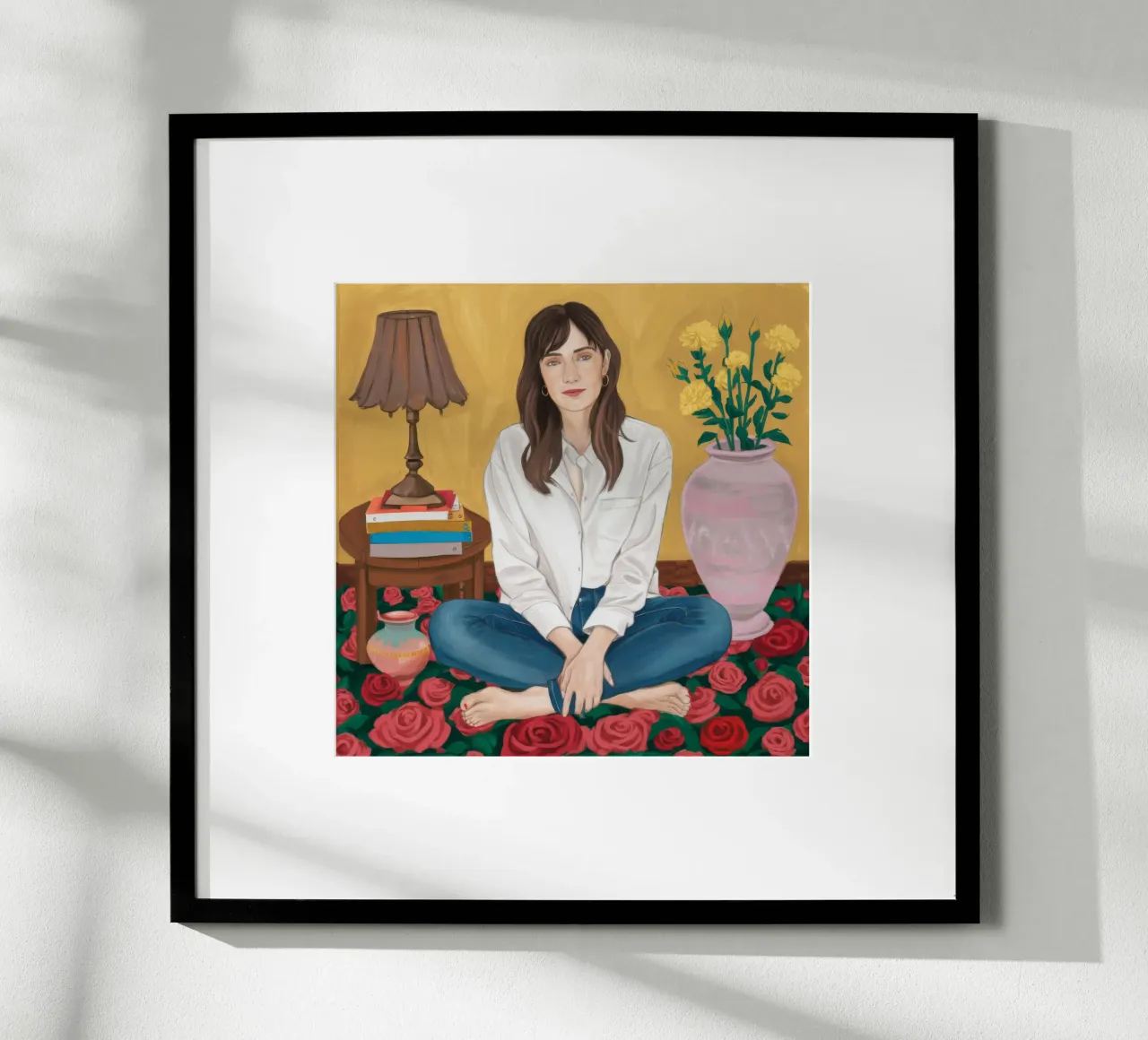 Gemütlicher Lese-Refugium Poster von Ivory Frame