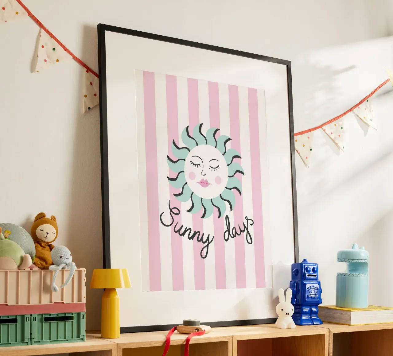Sunny days - sunshine illustration and typography Hahnemühle von Vivdesign