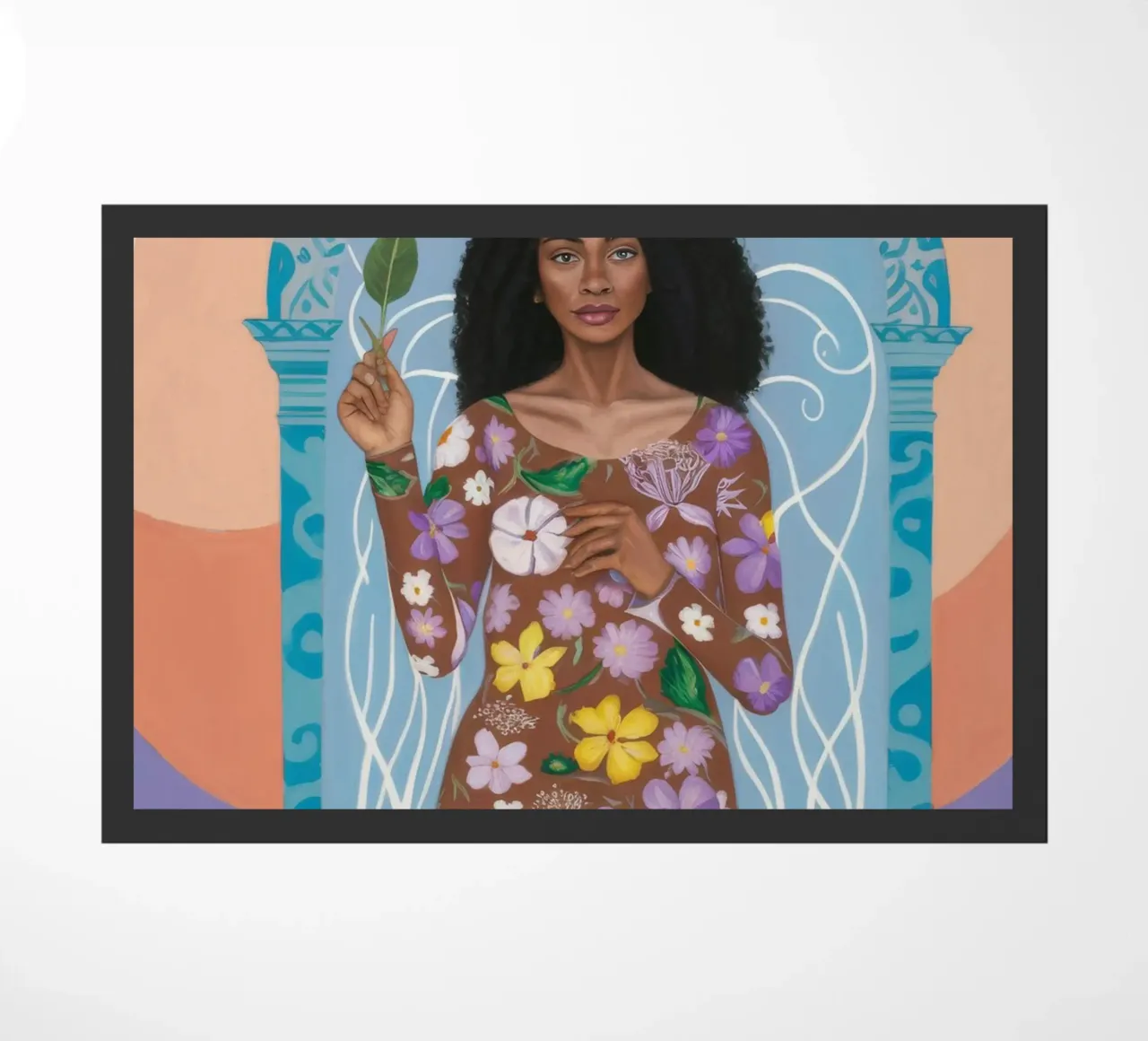 Portale del Giardino Mistico zerbino da Ivory Frame