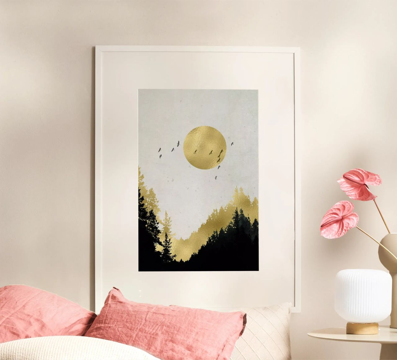 Goldmond Poster von Mia Nissen