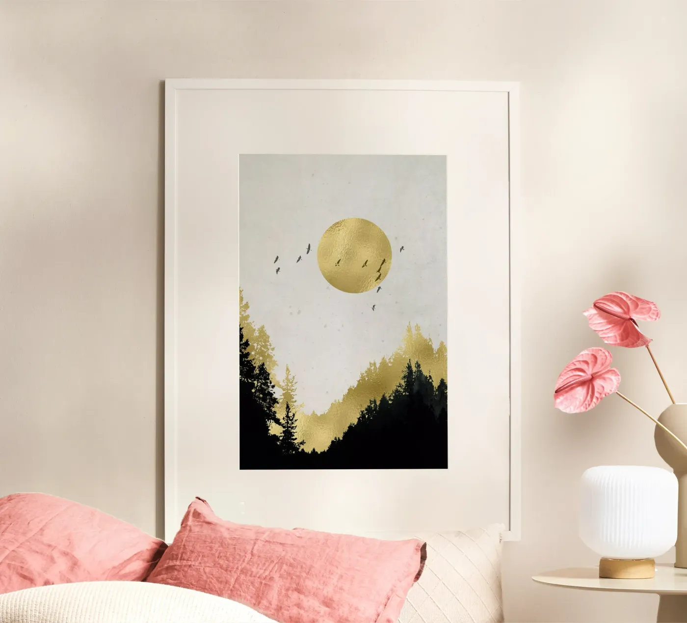 Goldmond poster da Mia Nissen