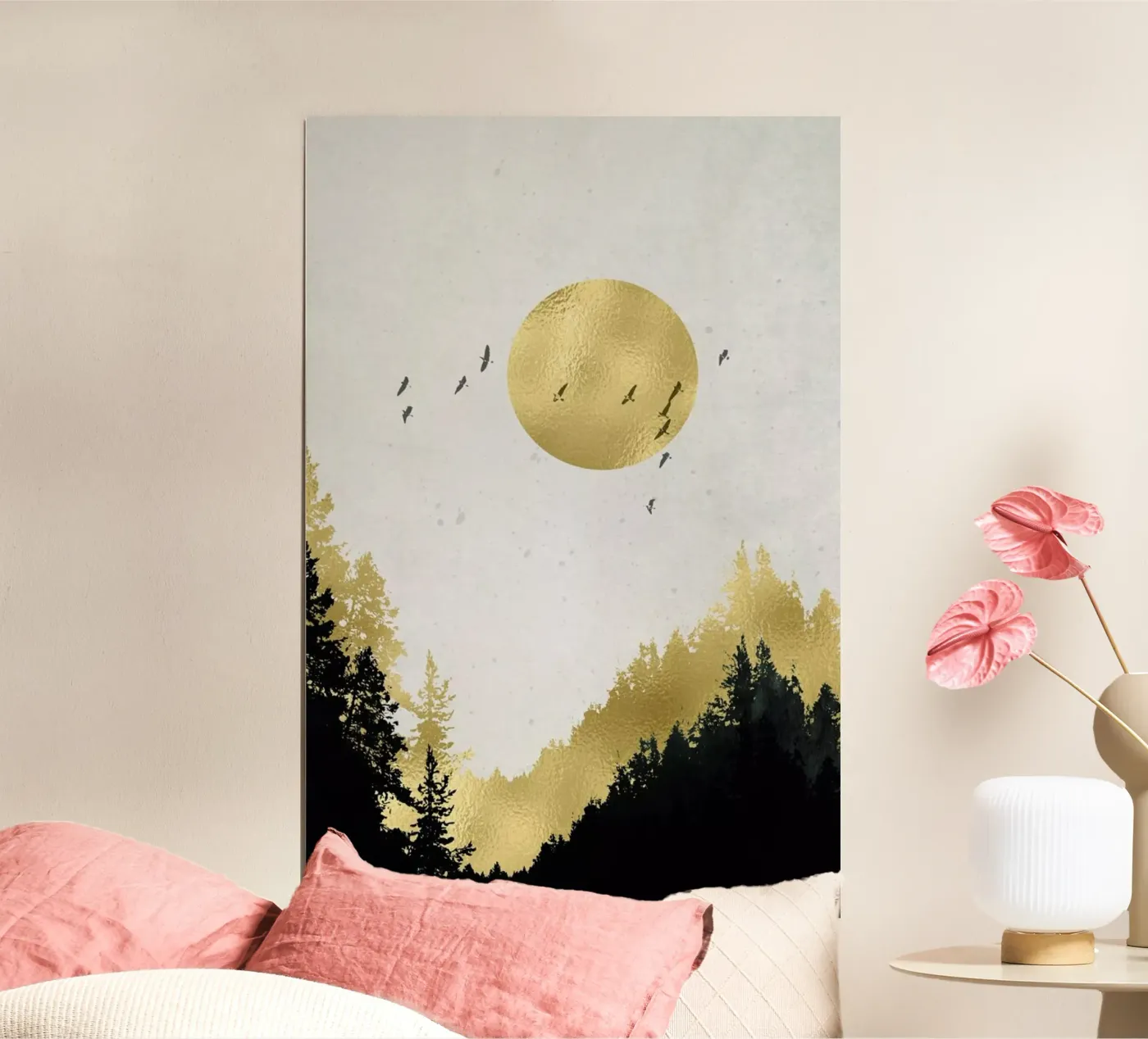 Goldmond poster da Mia Nissen