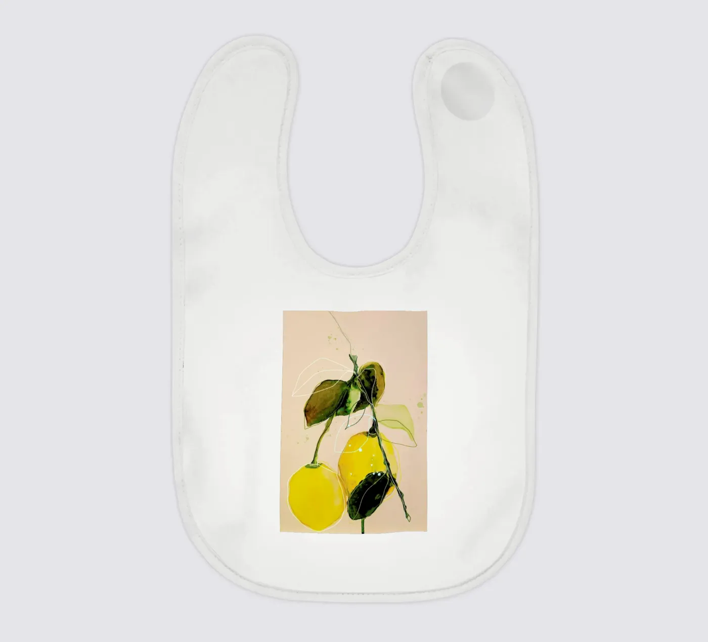 Lemonstudy 02 baby slabbetje van Leigh Viner